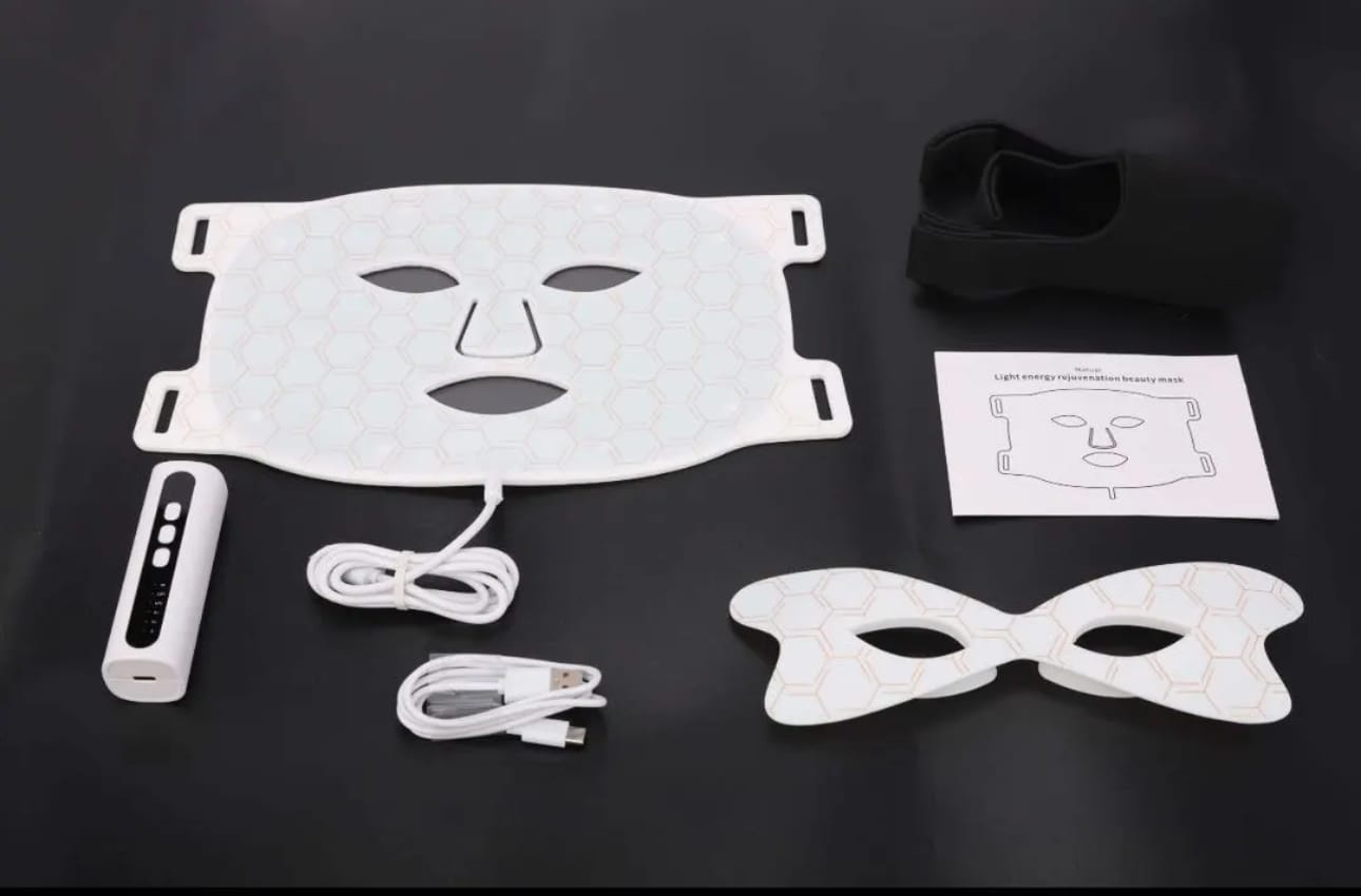 LED Light Therapy Mask - 7 Color Skincare Rejuvenation Device