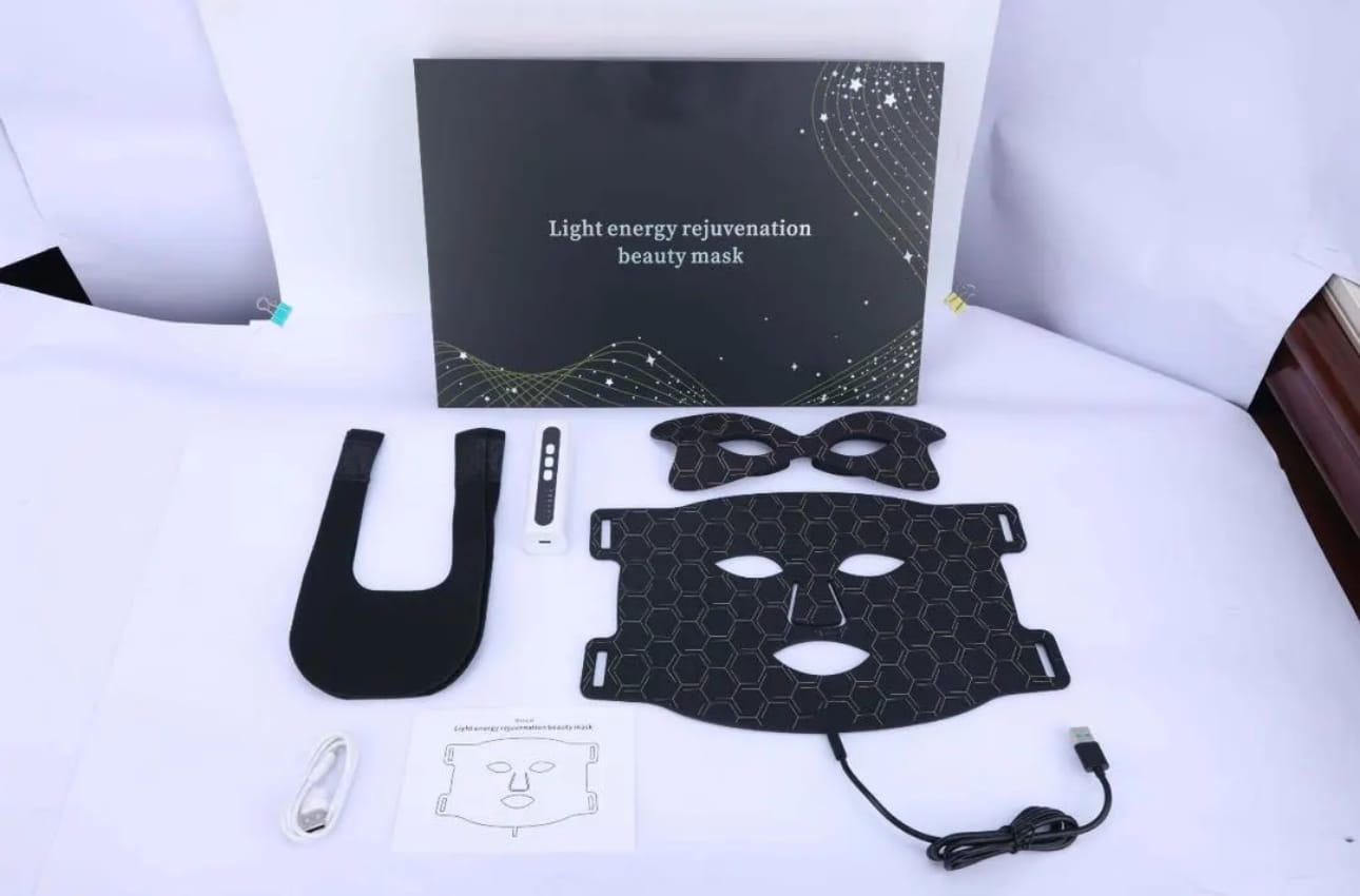 LED Light Therapy Mask - 7 Color Skincare Rejuvenation Device